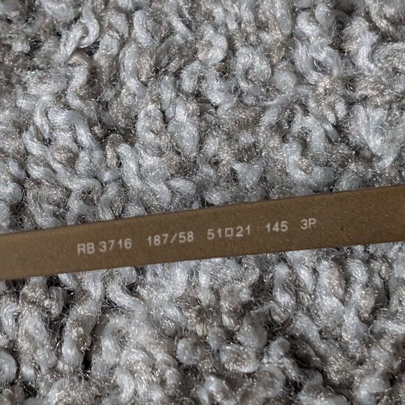 Ray-Ban Clubmaster Metal Black Frame w/ Green Polarized Lens - Picture 7 of 9